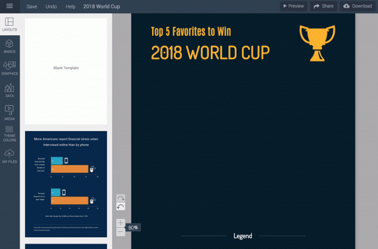 Create-animated-charts-for-reports | Visme Help Center
