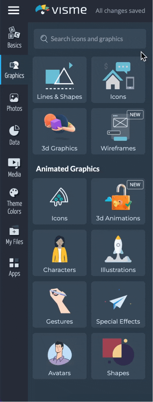 How to Create an Infographic with Animated GIFs in Visme